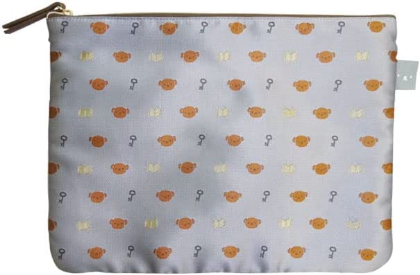 ミッフィー boris ジャガードフラットポーチ(キャラクターグッズ)