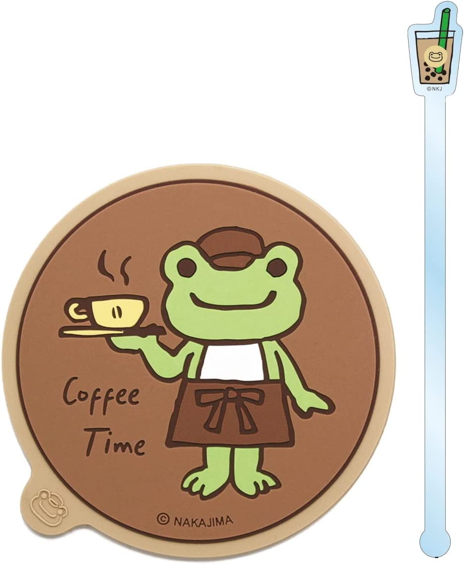 かえるのピクルスコースター&マドラ...