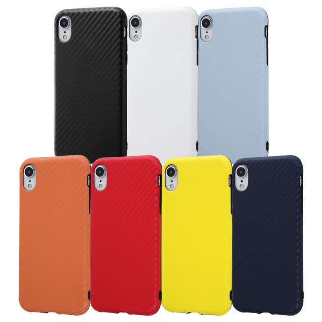 Rakuten - iPhone XR TPUソフトケース 耐衝撃Light Carbon/カーボンイエロー/レイアウト