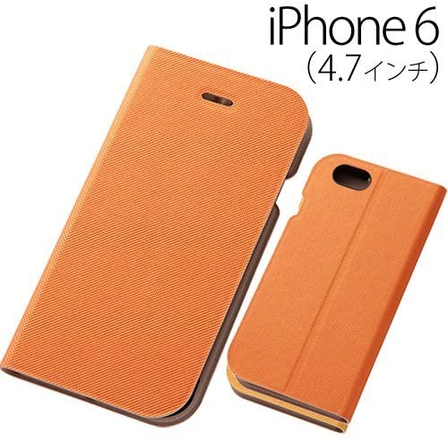Rakuten - イングレム Unique Life ポケット スリム iPhone6用 オレンジ IN-P6L1/O