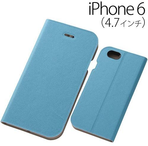 Rakuten - イングレム Unique Life ポケット スリム iPhone6用 ブルー IN-P6L1/A