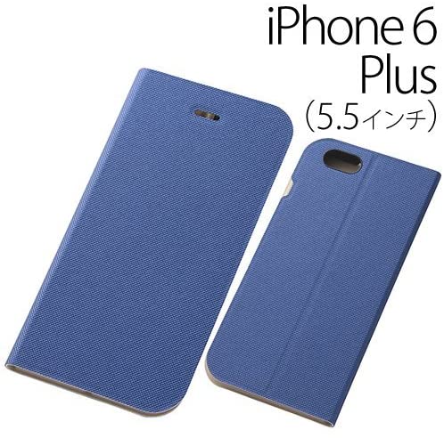 イングレム Unique Life ポケット スリム iPhone6Plus用 ネイビー IN-P6PL1/N