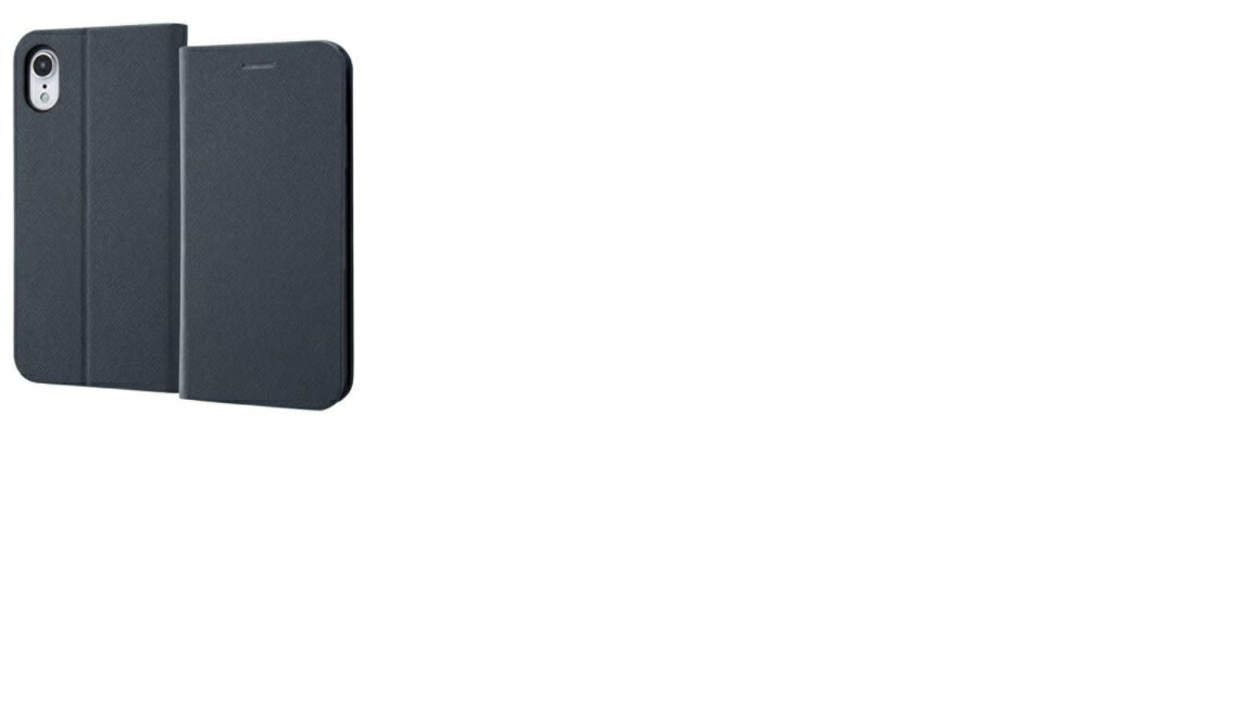 Rakuten - レイアウト iPhoneXR (6.1インチ) 専用 手帳型ケース マグネットタイプ ネイビー　RT-P18SLC3/JN