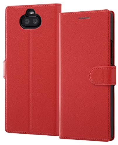 Rakuten - レイ・アウト Xperia 8（SOV42）用 手帳型ケース シンプル マグネット スリープ機能対応（レッド）ray-out RT-RXP8ELC3/R