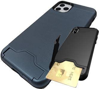 Rakuten - iPhone11/耐衝撃 スマホケース/カード収納/コモディア (ダークブルー)