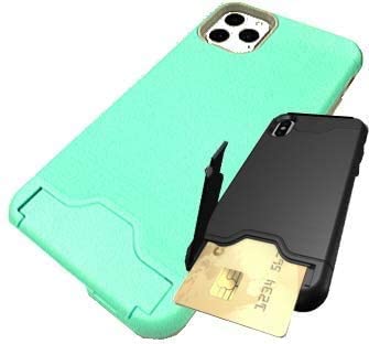 Rakuten - iPhone11 Pro/耐衝撃 スマホケース/カード収納/コモディア (ミントグリーン)