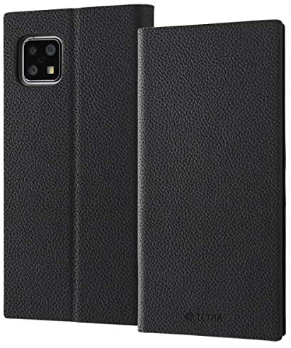 Rakuten - レイ・アウト 手帳型 レザー TETRA BK ケース［AQUOS sense4/4 lite/4 basic/5G用］