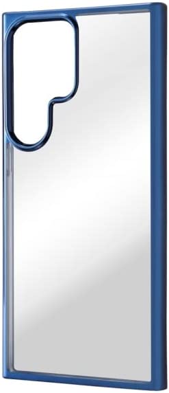 Rakuten - レイ・アウト Galaxy S23 Ultra au SCG20 docomo SC-52D TPUソフトケース META Frame/ブルー RT-GS23UHT2/AM