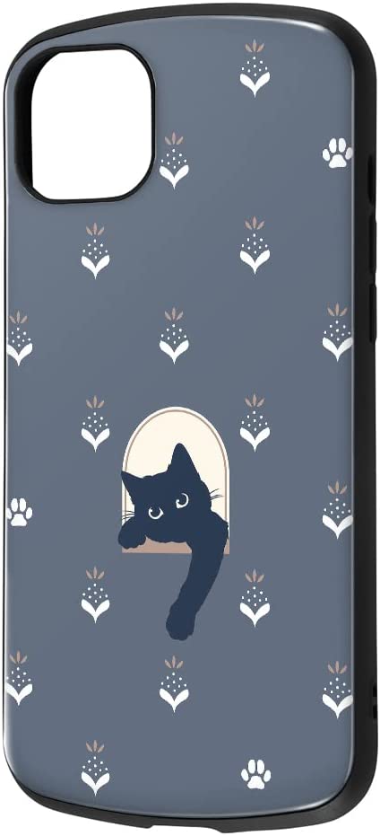 Rakuten - イングレム iPhone 14 Plus ケース 耐衝撃 ケース MiA-collection/ネコ/ネイビー
