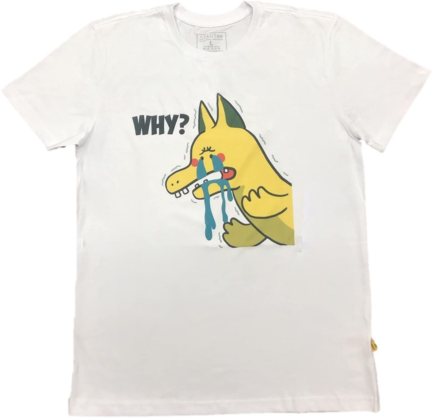 ピカロン　pikalong Tシャツ　Ver.1　WHY?　Lサイズ(キャラクターグッズ)