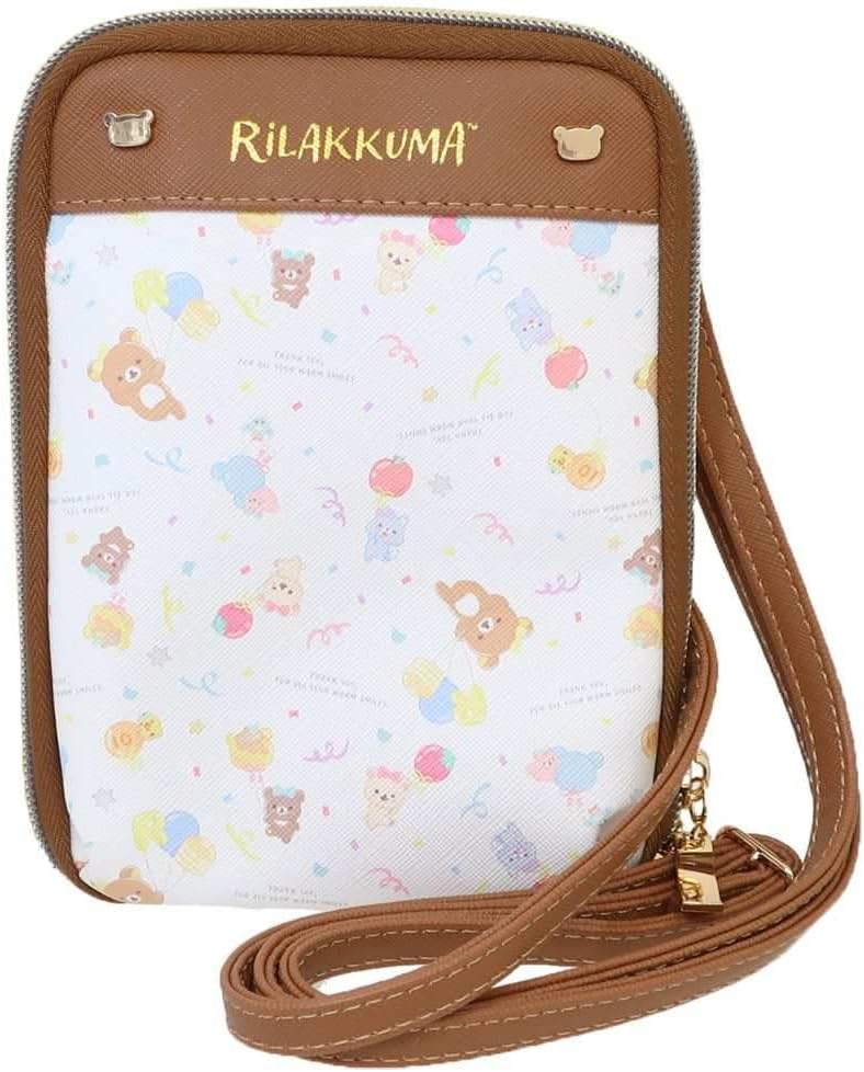 Rakuten - リラックマ ウォレットショルダー ブラウン RK-639-BR