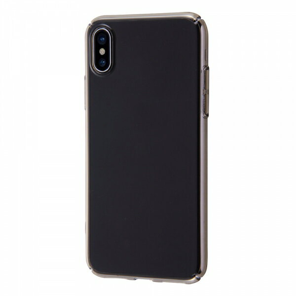 Rakuten - レイアウト Apple iPhone X用ハードケース/軽量/フレキシブル クリアブラック RT-P16TC90N/BM
