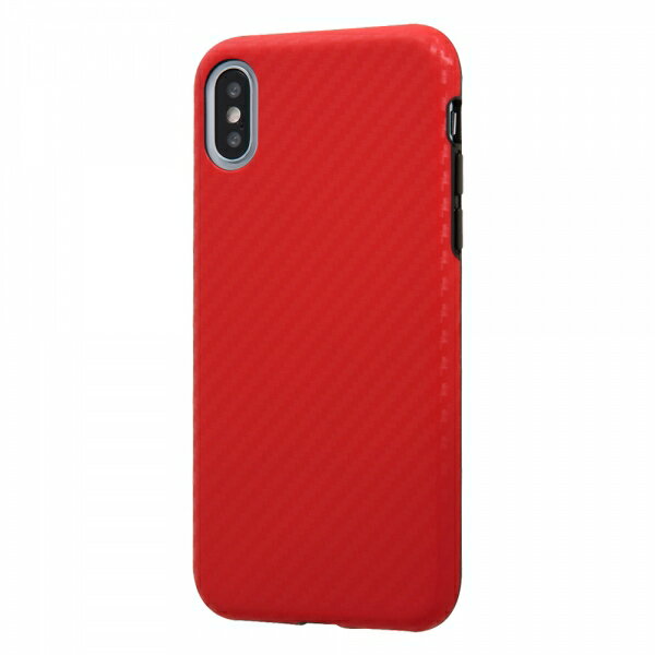 Rakuten - レイアウト iPhone XS iPhone X 対応 iPhoneXS iPhoneX 5.8インチモデル ケース カバー TPUソフトケース 耐衝撃Light Carbon カーボン ハニカム構造 おしゃれ【カーボンレッド】 RT-P20CP3/CR