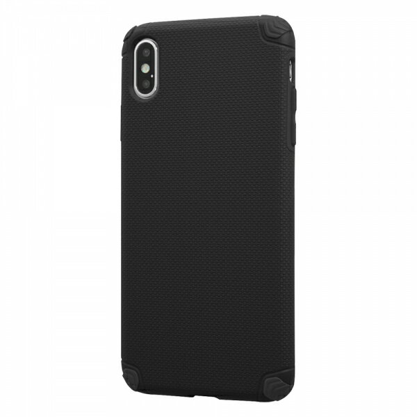 Rakuten - レイ・アウト iPhone XS Max用 耐衝撃ケース 耐衝撃ケース CrashResist+（ブラック） RT-P19SC3/B