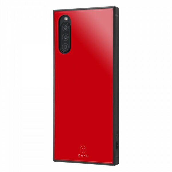 Rakuten - イングレム Xperia 10 II SO-41A SOV4 耐衝撃ハイブリッドケース KAKU/レッド