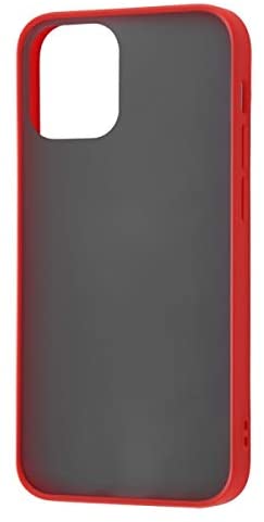 Rakuten - レイアウト iPhone 12 mini 5.4インチ対応 耐衝撃マットハイブリッド Sarafit レッド RT-P26BS3/R