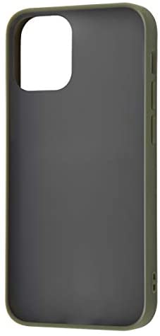 Rakuten - レイアウト iPhone 12 mini 5.4インチ対応 耐衝撃マットハイブリッド Sarafit カーキ RT-P26BS3/G