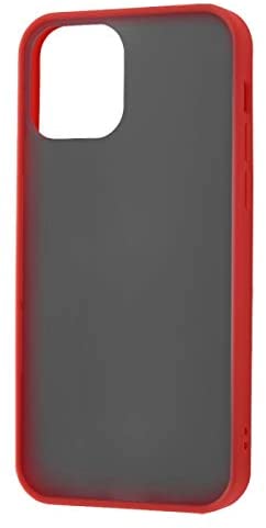 Rakuten - レイアウト iPhone 12/12 Pro 6.1インチ対応 耐衝撃マットハイブリッド Sarafit レッド RT-P27BS3/R