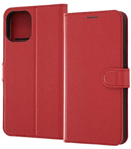 Rakuten - レイアウト iPhone 12 Pro Max 6.7インチ対応耐衝撃 手帳 マグネット レッド RT-P28ELC1/R
