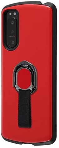 Rakuten - レイ・アウト Xperia 5 II 耐衝撃ケース ProCa+TailRing/レッド