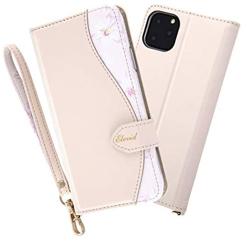 Rakuten - レイアウト iPhone 11 Pro Max用手帳レザー 花柄 ハンドストラップ ベージュ RT-P22EVC1/BE