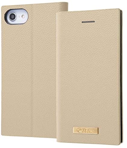 Rakuten - レイ・アウト RT-P14TBC2/BE(ベージュ) iPhone 8/7用ケース 耐衝撃 手帳レザー プレート