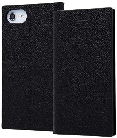 Rakuten - レイ・アウト RT-P14TBC1/BB(ブラック) iPhone 8/7用ケース 耐衝撃 手帳レザー サイドマグ