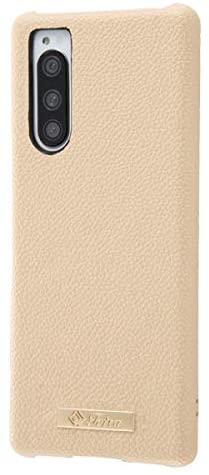 Rakuten - レイアウト Xperia 5（SO-01M/SOV41/SoftBank）用 オープンレザーケース TETRA プレート付き（ベージュ） RT-RXP5TOL1/BE