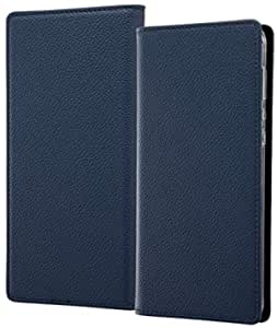 Rakuten - AQUOS sense4 plus 耐衝撃 手帳型 ケース カバー カメラ保護/ダークネイビー/イングレム