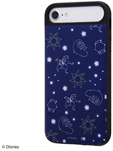 Rakuten - iPhone SE（第2世代）/8/7/6s/6/ 7/6s / 6 /ディズニー キャラクター/耐衝撃 ケース キャトル パネル/塔の上のラプンツェル/プラネタリウム IQ-DP76PCB/RZ003(キャラクターグッズ)
