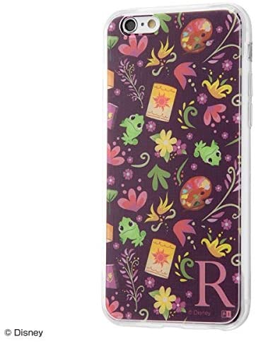 Rakuten - iPhone 6s/6 /ディズニー/TPU スマホケース 背面パネル/塔の上のラプンツェル/総柄 IJ-DP6TP/RZ015(キャラクターグッズ)