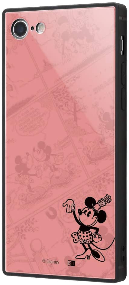 Rakuten - イングレム Apple iPhone SE(第2世代)/iPhone 8/iPhone 7 耐衝撃ガラスケース KAKU ミニーマウス_31 IQ-DP7K1B/MN001(キャラクターグッズ)
