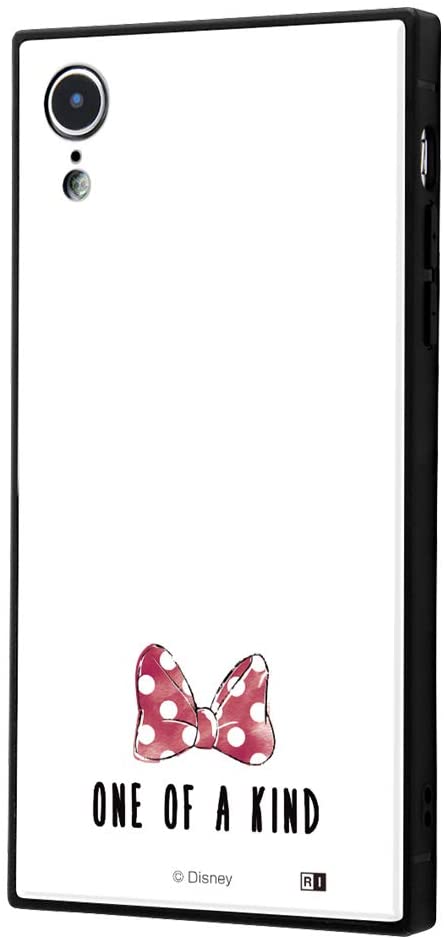 Rakuten - イングレム iPhone XR /『ディズニーキャラクター』/耐衝撃ガラスケース KAKU/『ミニーマウス/OTONA WHITE』 IQ-DP18K1B/MN004(キャラクターグッズ)