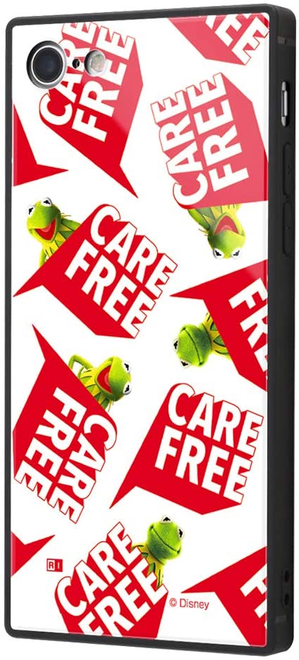 ディズニー iPhone SE(第2世代)/8/7 ハイブリッド スマホケース KAKU 耐衝撃 『カーミット/Care free』_3 IQ-DP7K3B/MS003(キャラクターグッズ)