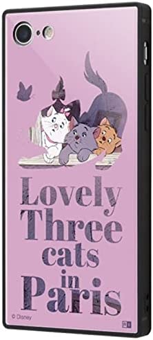 Rakuten - ディズニー iPhone SE(第2世代)/8/7 ハイブリッド スマホケース KAKU 耐衝撃 『おしゃれキャット/Famous scene』 IQ-DP7K3B/MA001(キャラクターグッズ)