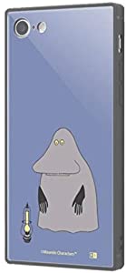 イングレム ムーミン iPhone SE(第2世代)/iPhone 8 / iPhone 7 ハイブリッド ケース カバー KAKU 耐衝撃 衝撃吸収 [ ストラップ ホール 付き 通し穴 ] スクエア 軽量 かわいい オシャレ トリプルハイブリッド/モラン IQ-AP7K3B/MT018(キャラクターグッズ)