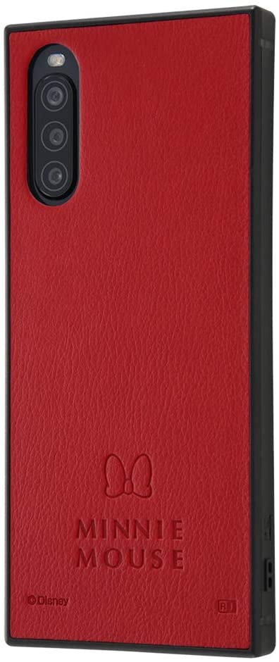 Rakuten - Xperia 10 II SO-41A SOV4 『ディズニーキャラクター』/耐衝撃オープンレザーケース KAKU/ミニー(キャラクターグッズ)