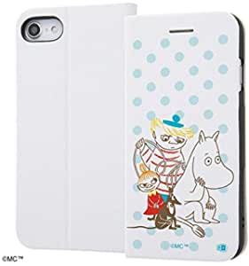 Rakuten - iPhone 8/7 /ムーミン/手帳型ケース マグネットタイプ/みず玉_ライトブルーIJ-AP7SLC3W/MT006(キャラクターグッズ)