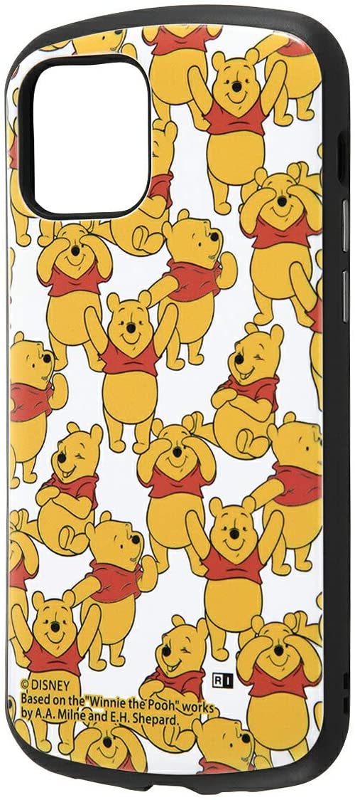 Rakuten - iPhone 12/iPhone 12 Pro 『ディズニーキャラクター』/耐衝撃ケース カバー MiA [ ストラップ ホール 付き ] 防塵加工 傷に強い /『プー/総柄』(キャラクターグッズ)