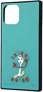 Rakuten - iPhone 12/iPhone 12 Pro ディズニー・ピクサー キャラクター 耐衝撃 ハイブリッド ケース カバー シリコン KAKU [ ストラップ ホール 付き ] スクエア 軽量/トイ・ストーリー/フォーキー(キャラクターグッズ)
