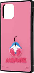 Rakuten - iPhone 12 mini ディズニー キャラクター 耐衝撃 ハイブリッド スマホケース シリコン KAKU [ ストラップ ホール 付き ] スクエア 軽量/ミニーマウス(キャラクターグッズ)