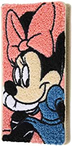 Rakuten - イングレム iPhone 12 mini /ディズニー/手帳型 スマホケース サガラ刺繍 ミラー付き ICカード収納 Dリング付き/『ミニーマウス』(キャラクターグッズ)