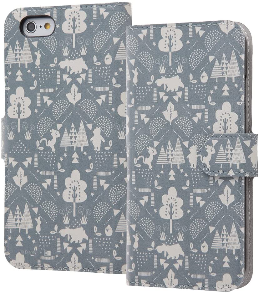 Rakuten - イングレム iPhone 6/6s ディズニーキャラクター/手帳型ケース マグネット/くまのプーさん23 IJ-DP6MLC/PO023(キャラクターグッズ)