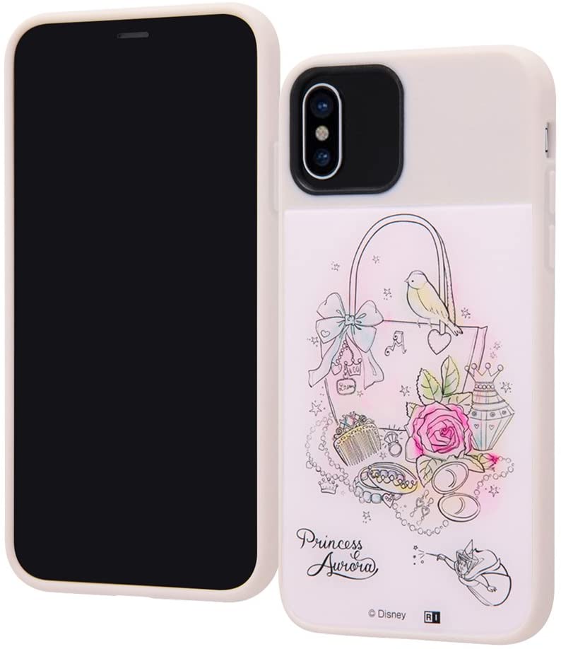 Rakuten - iPhone XS ケース/iPhone X ケース ディズニー 耐衝撃ケース キャトル パネル オーロラ_2(キャラクターグッズ)