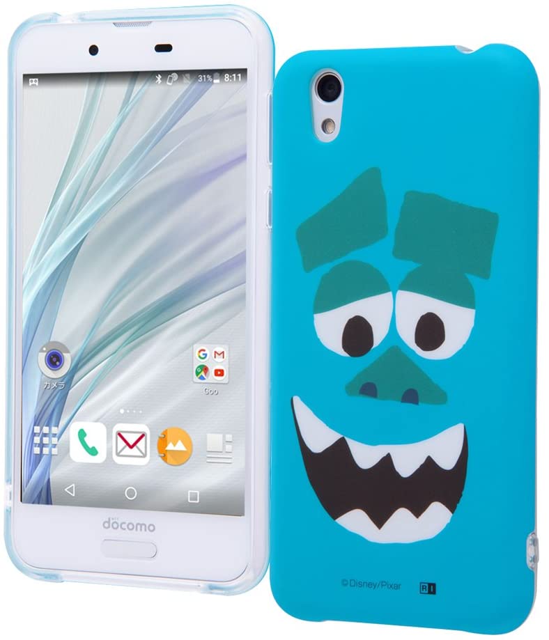 Rakuten - イングレム AQUOS sense/sense lite/sense basic ディズニー・ピクサーキャラクター/TPUソフトケース クローズアップ/サリー IN-DAQSEH/SU(キャラクターグッズ)