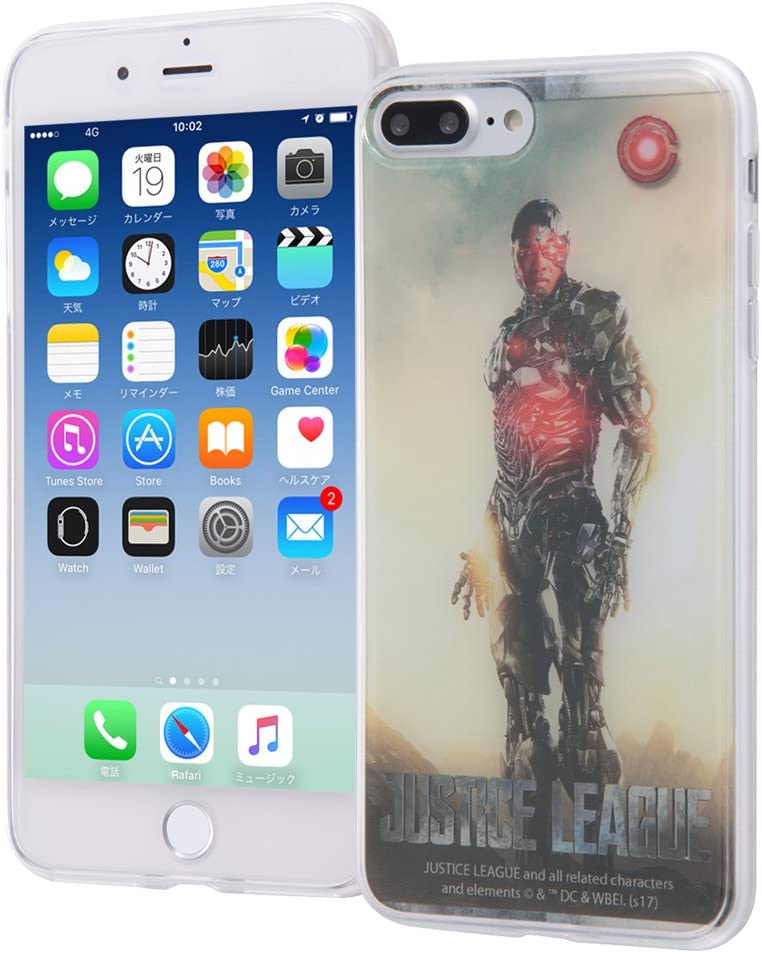 Rakuten - iPhone 8 Plus/7 Plus ジャスティス・リーグ TPUケース+背面パネル/サイボーグ(キャラクターグッズ)