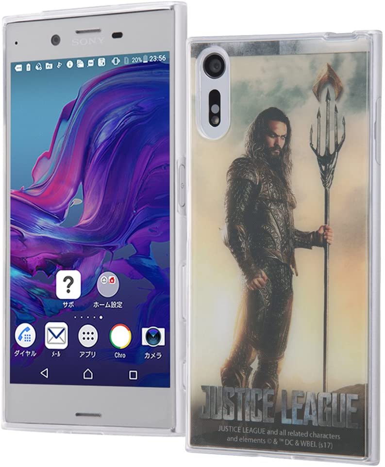 Rakuten - Xperia XZs/Xperia XZ ジャスティス・リーグ TPU スマホケース 背面パネル/アクアマン(キャラクターグッズ)