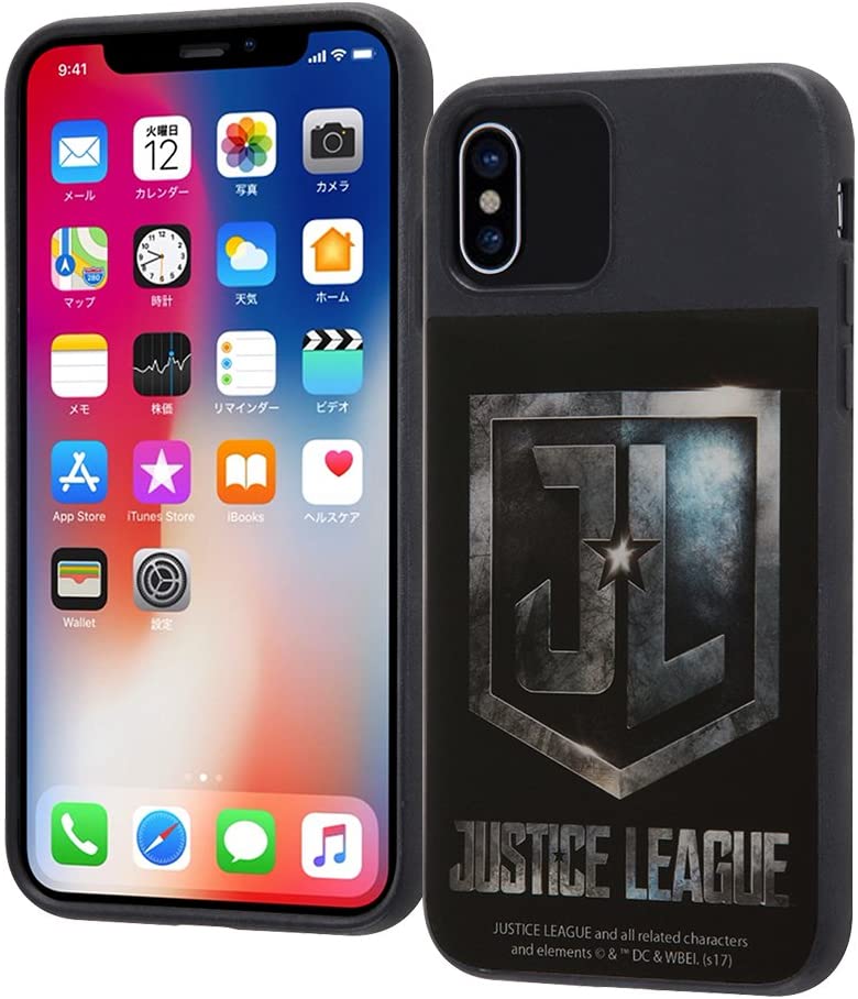 Rakuten - iPhone X ジャスティス・リーグ 耐衝撃ケース キャトル/ロゴ(キャラクターグッズ)