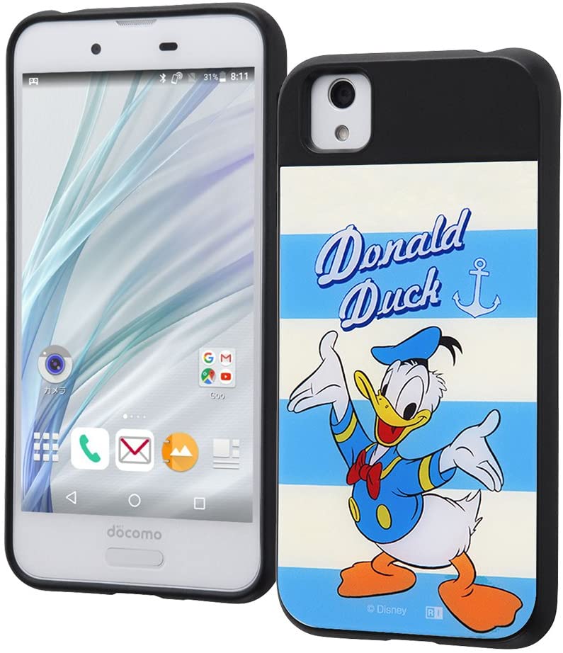 Rakuten - AQUOS sense/sense lite/ディズニーキャラクター/耐衝撃ケース キャトル/『ドナルドダック』_2(キャラクターグッズ)