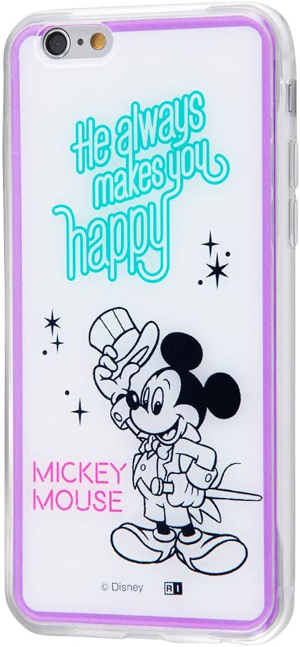 イングレム iPhone 6s ケース/iPhone 6 ケース/ディズニー/TPU スマホケース 背面パネル/『ミッキーマウス/Party time!!』_1 IJ-DP6TP/BMK01(キャラクターグッズ)